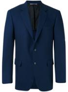 Canali - Two Button Blazer - Men - Cupro/wool - 48, Blue, Cupro/wool