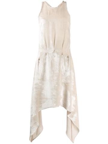 Atu Body Couture Silk Midi Dress - Neutrals