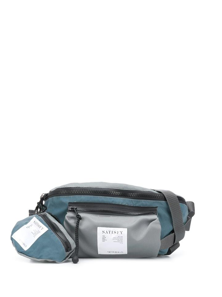 Satisfy Logo Patch Belt Bag - Grey