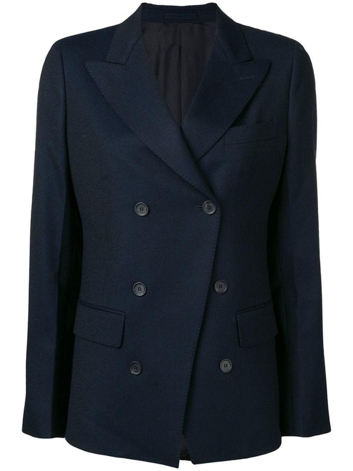 Salvatore Ferragamo Double-breasted Blazer - Blue