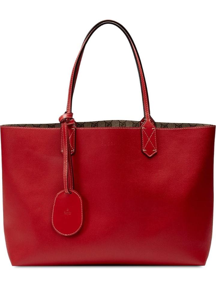 Gucci Reversible Gg Medium Tote - Red