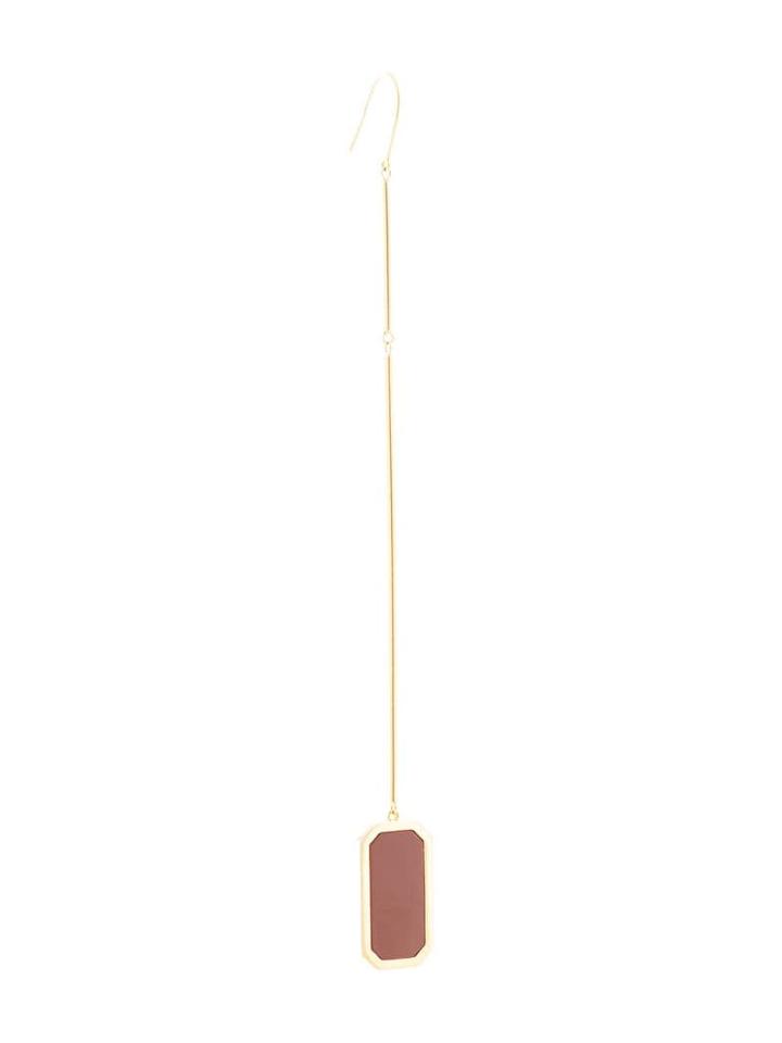 Julia Davidian Octagon Mono Earring - Gold