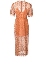 Alice Mccall - Californian Dress - Women - Polyester - 14, Yellow/orange, Polyester