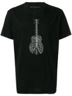 John Varvatos Skeleton Print T-shirt - Black