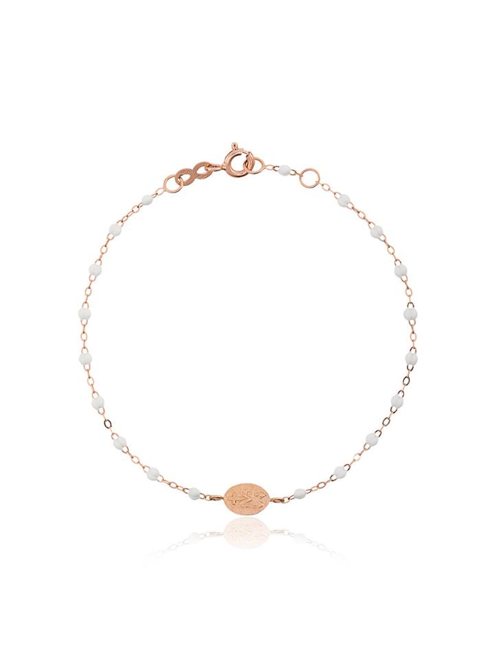 Gigi Clozeau White Madone Rg Rose Gold Bracelet