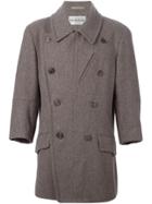 Issey Miyake Vintage Double Breasted Coat - Grey