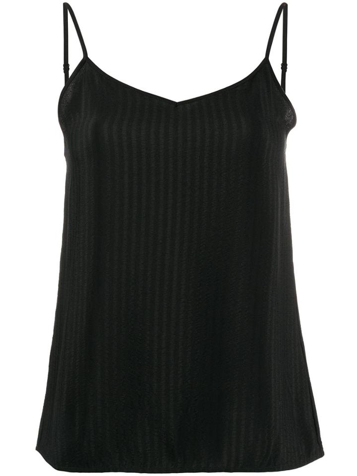 Fabiana Filippi Ribbed Sleeveless Top - Black