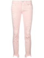 Dondup Distressed Detail Skinny Jeans - Pink & Purple