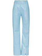 Aleksandre Akhalkatsishvili Cut Out Tailored Trousers - Blue