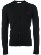 Ami Alexandre Mattiussi Ami De Coeur Cardigan - Black