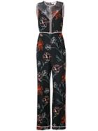 Dvf Diane Von Furstenberg Sleeveless Tailored Jumpsuit - Black