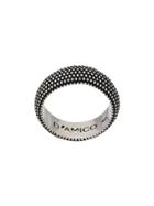 Andrea D'amico Thick Embossed Ring - Silver