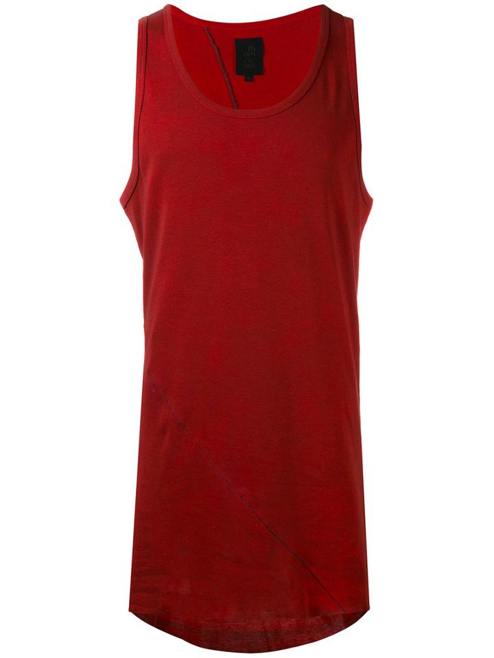 Classic Tank Top - Men - Cotton - M, Red, Cotton, Thom Krom