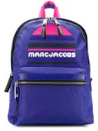 Marc Jacobs Trek Pack Large Logo Backpack - Blue