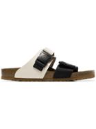Rick Owens Black And White X Birkenstock Babel Sandals