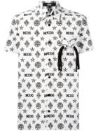 Ktz Monogram Shortsleeved Shirt, Men's, Size: Medium, Black, Cotton