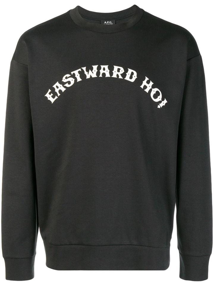 A.p.c. Eastward Ho! Sweatshirt - Black