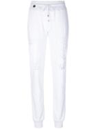 Philipp Plein - Skull Embroidered Suit - Women - Cotton - L, White, Cotton