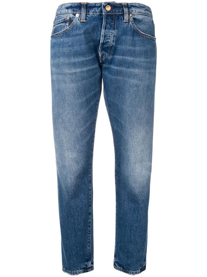 Golden Goose Cropped Tapered Jeans - Blue