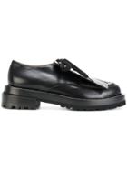 Marni Fringed Oxford Shoes - Black