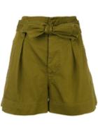 Isabel Marant Étoile High-waisted Shorts, Women's, Size: 42, Green, Cotton