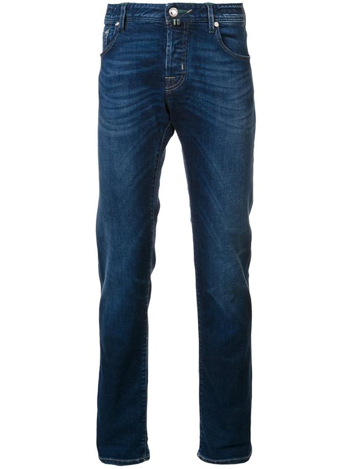 Jacob Cohen 'limited Edition' Washed Jeans, Men's, Size: 32, Blue, Cotton