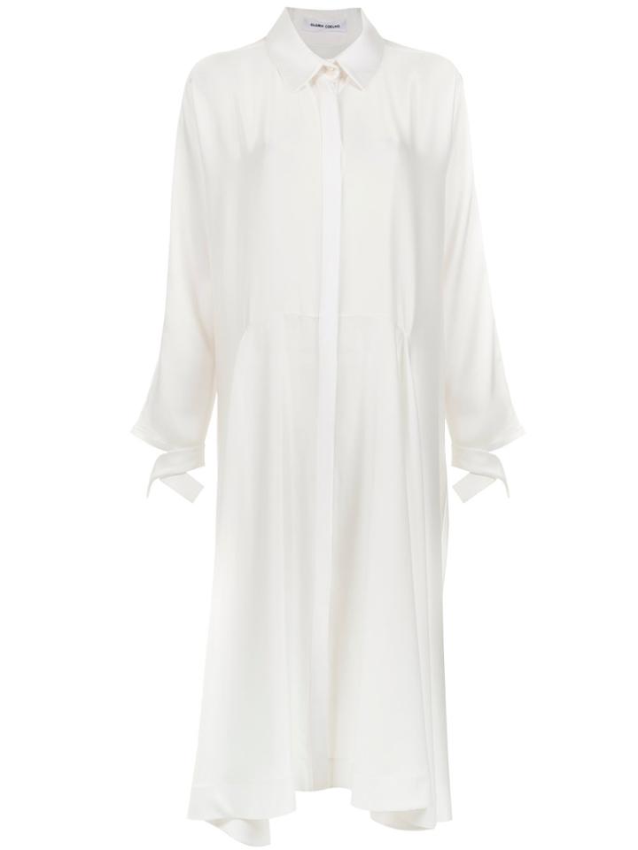 Gloria Coelho Loose Shirt Dress - White