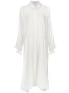Gloria Coelho Loose Shirt Dress - White