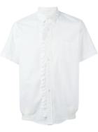 Sacai Short Sleeve Shirt, Men's, Size: Iii, White, Cotton/polyester