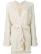 Forte Forte Long Belted Cardigan - Nude & Neutrals