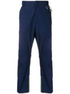 Prada High-rise Tech Trousers - Blue