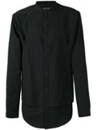 Helmut Lang - Band Collar Shirt - Men - Cotton - S, Black, Cotton
