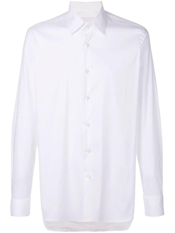 Prada Poplin Smoking Shirt - White