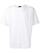 Diesel Black Gold Slit Detail T-shirt, Men's, Size: Large, White, Cotton