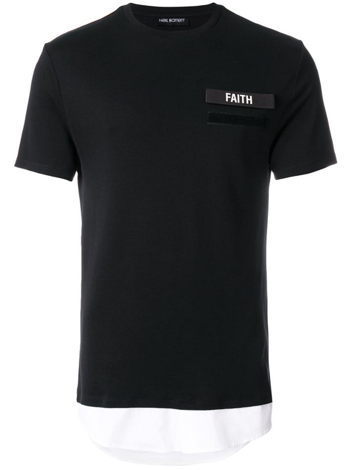 Neil Barrett Faith Patches T-shirt - Black
