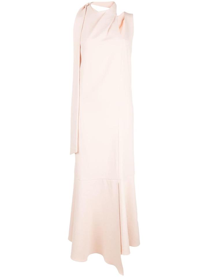 Tibi Cut-out Flared Dress - Pink