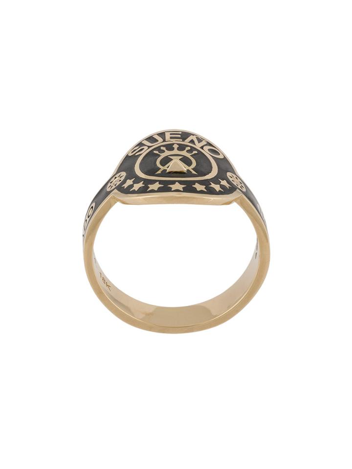 Foundrae Dream Cigar Ring - Metallic