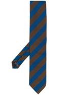 Fefè Striped Pattern Tie - Blue