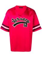 Versace Versace Team Logo Baseball T-shirt - Red