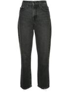 Nobody Denim Charlotte Jean Ankle Blk Marble - Black