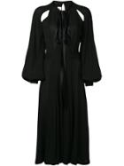 Ossie Clark Vintage Black Wrap Dress