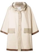 Mackintosh Putty & Fawn Bonded Cotton Hooded Poncho Lr-088/cb -