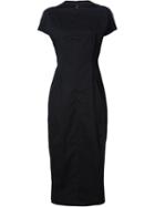 Rick Owens Drkshdw 'dagger' Dress, Women's, Size: Xs, Black, Cotton