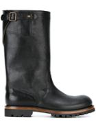 Ann Demeulemeester Icon Buckled Round Toe Boots