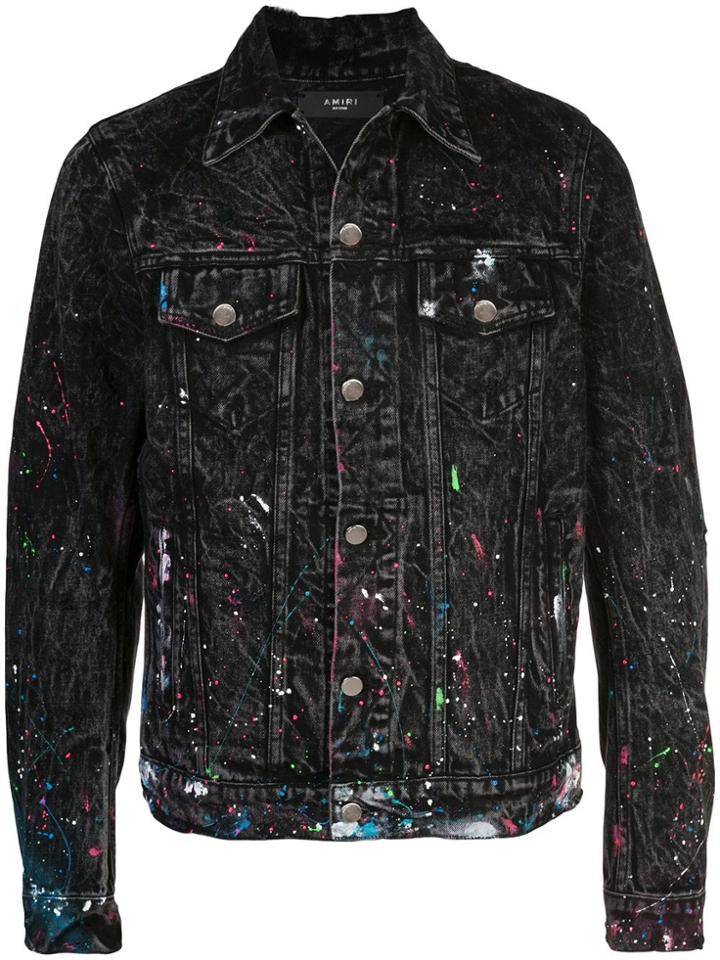 Amiri Graffiti Print Jacket - Black