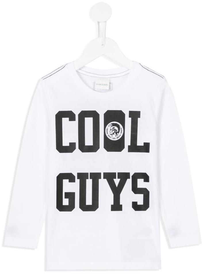 Diesel Kids Cool Guys Print T-shirt