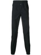 Closed Elastic Waist Track Pants - Blue