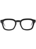 Thom Browne Eyewear Chunky Square Frame Glasses - Black