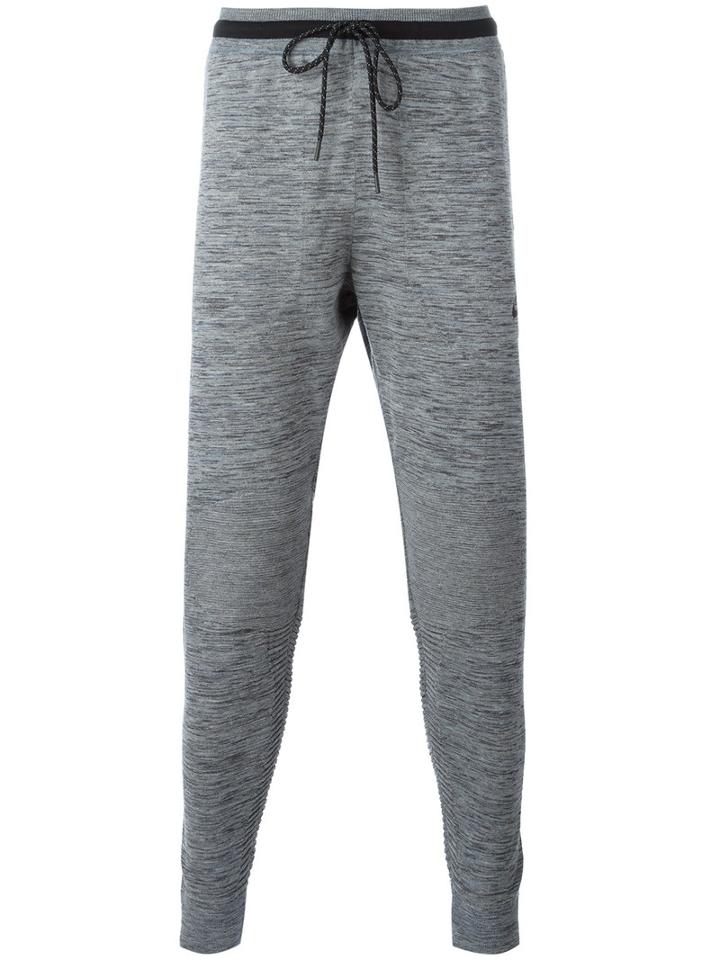 Nike Technical Knit Track Pants, Men's, Size: Medium, Grey, Cotton/nylon/spandex/elastane