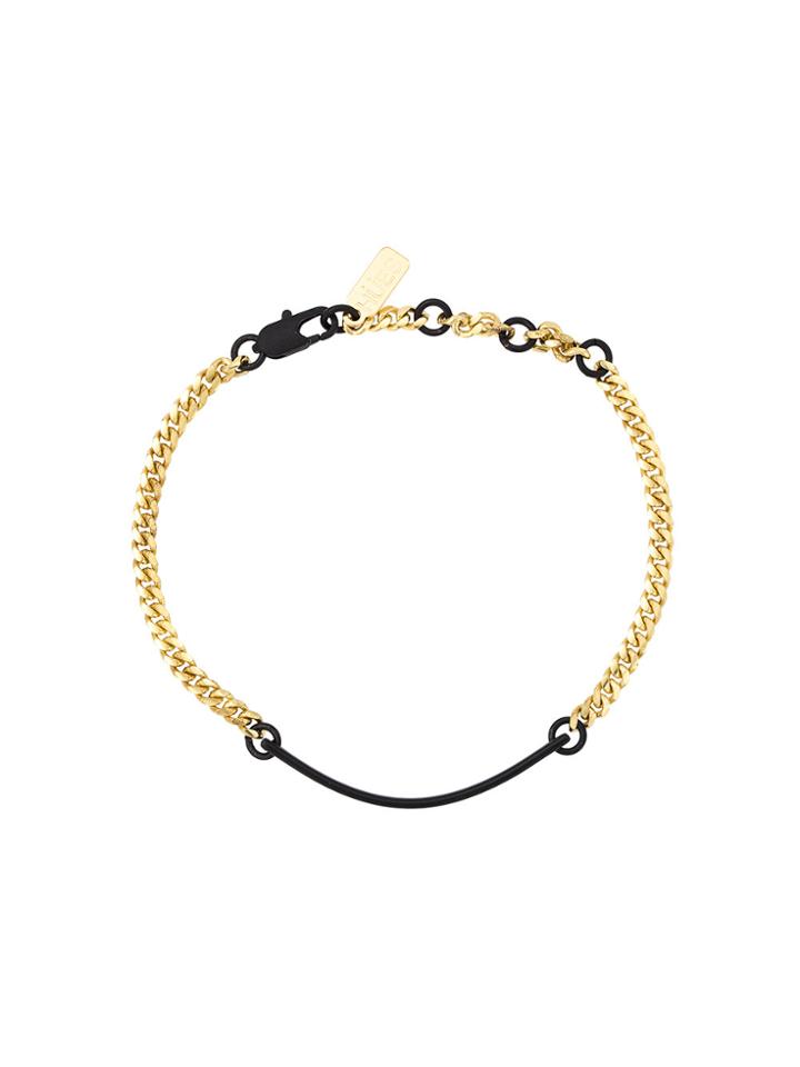 Hues Mini Cuff Link Bracelet - Metallic